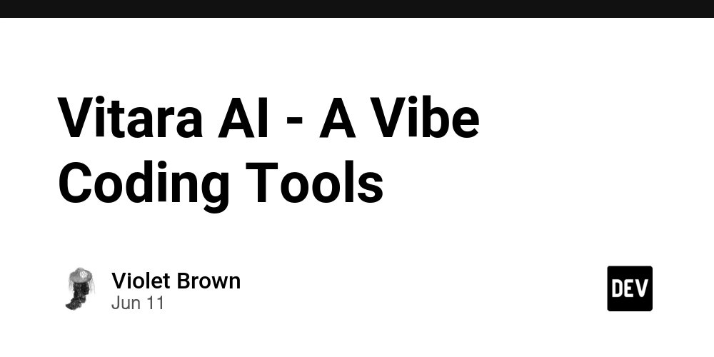 prod42net's tweet card. An Overview of Vitara.AI Nithya Iyer ・ May 8 ...