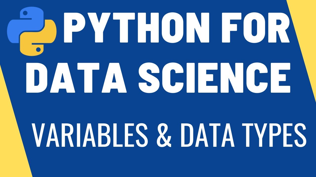 techprogrammer1's tweet card. Variables and Data types | Python for Data Science | Learn Python...