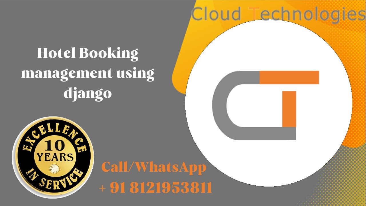 cloudtechpro's tweet card. Hotel Booking management using django | Top Python Django Mini...