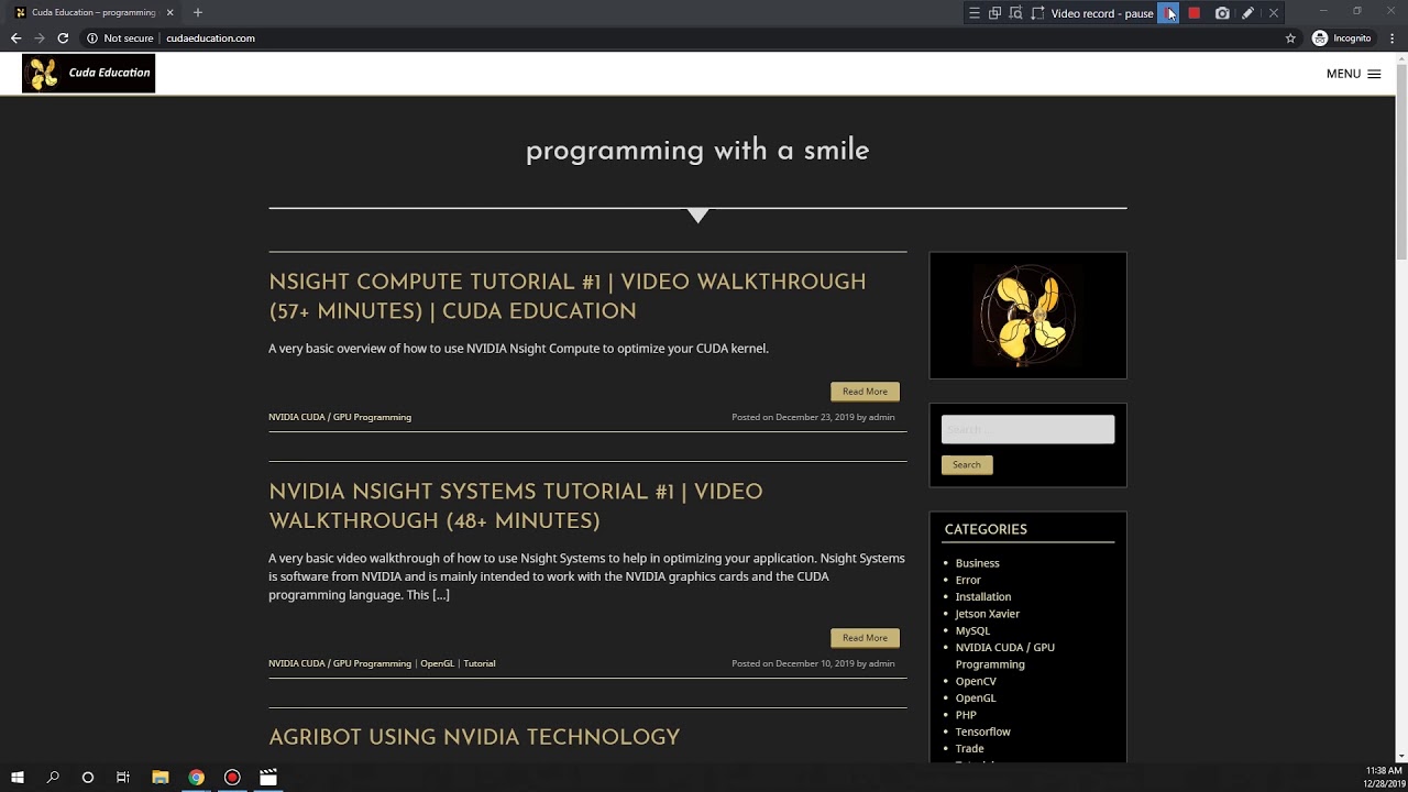 seamlessblend's tweet card. Nsight Graphics Tutorial | Cuda Education