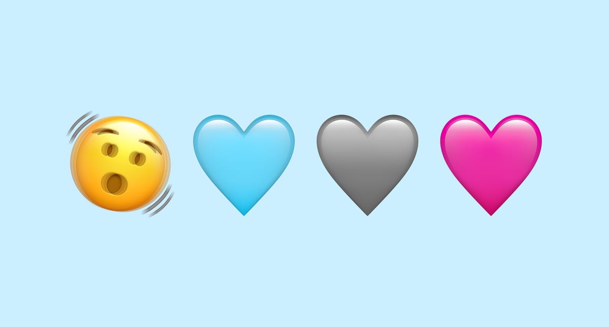 UnicodeTools's tweet card. New emoji designs have arrived on iOS as part of the first iOS 16.4 beta, including the shaking face, two pushing hands, and the much-requested plain pink heart emoji. Editor's Note: iOS 16.4 is out...