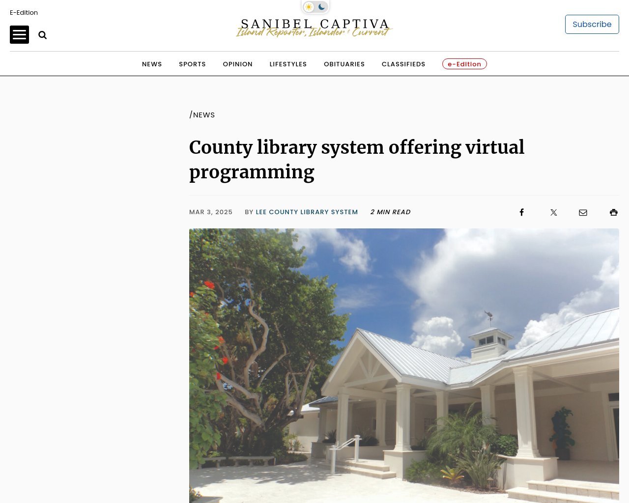 managetech_inc's tweet card. Lee County Library Systemは、無料のバーチャルプログラミングを提供 3月6日：午前10