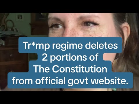 JS_Oppenheim's tweet card. 2 Portions of the US Constitution Suddenly Disappear off Officials...