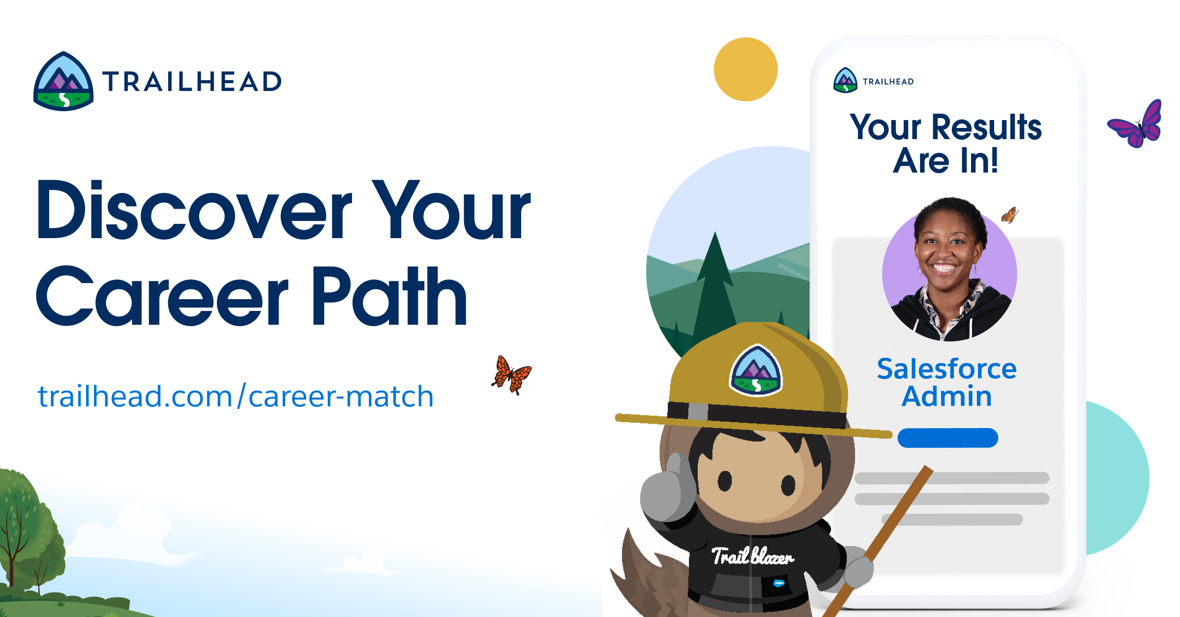 codingpixi's tweet card. Identify your career matches in the Salesforce ecosystem - unlock your path to professional success with @Trailhead! Take the free quiz #TrailblazerCommunity at trailhead.com/career-match