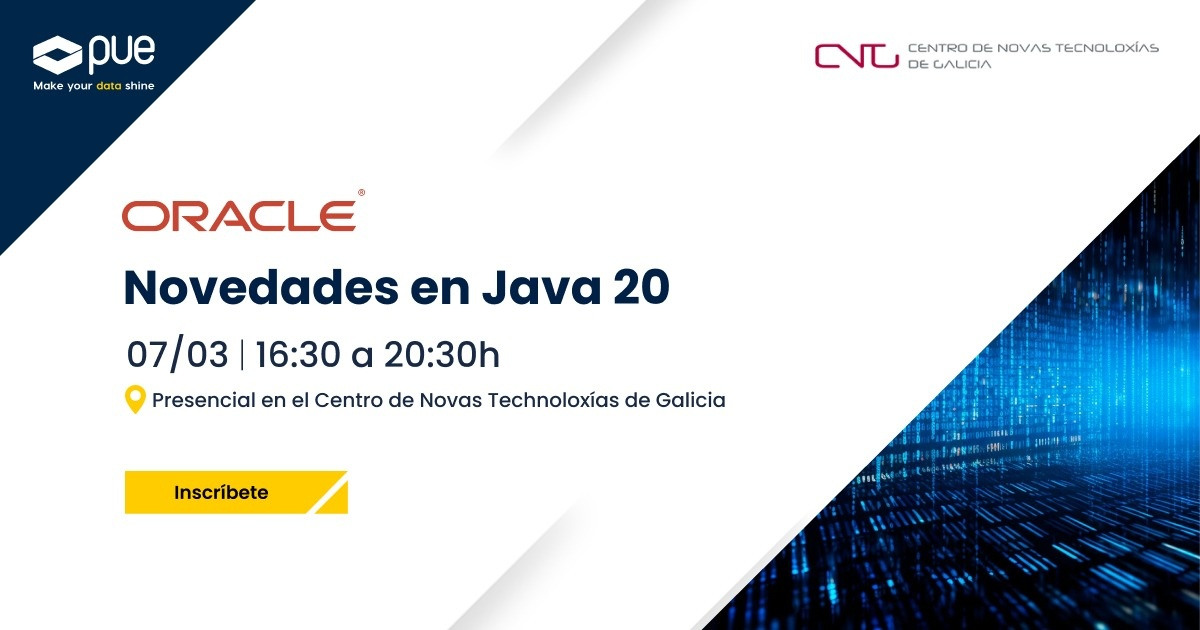 pue_data's tweet card. Xornadas - Centro de Novas Tecnoloxías de Galicia