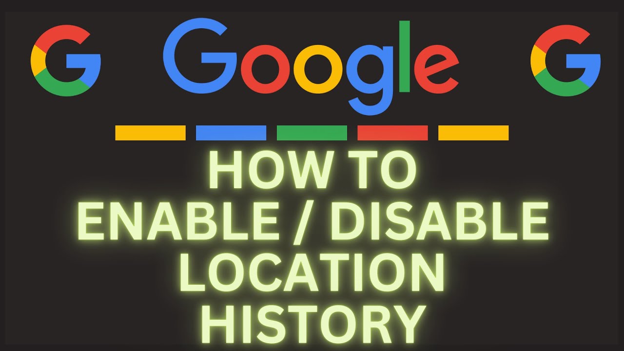 CraigJohnson20's tweet card. How to Enable or Disable Your Location History in Google | Step-by-...