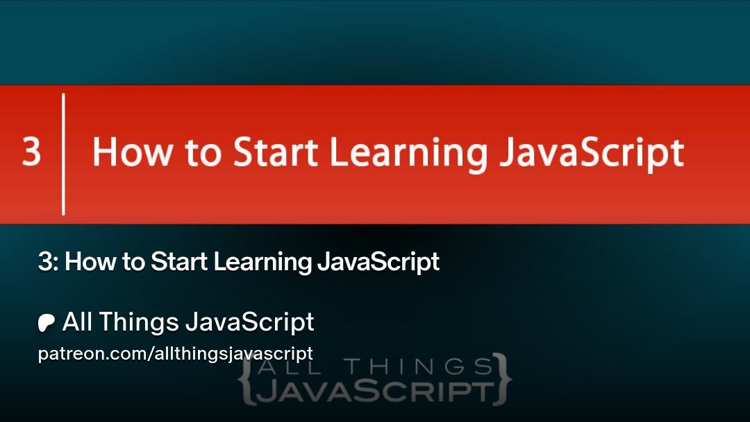 JavaScriptThing's tweet card. Get more from All Things JavaScript on Patreon