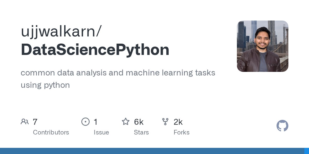 Python4Jobs's tweet card. common data analysis and machine learning tasks using python - ujjwalkarn/DataSciencePython