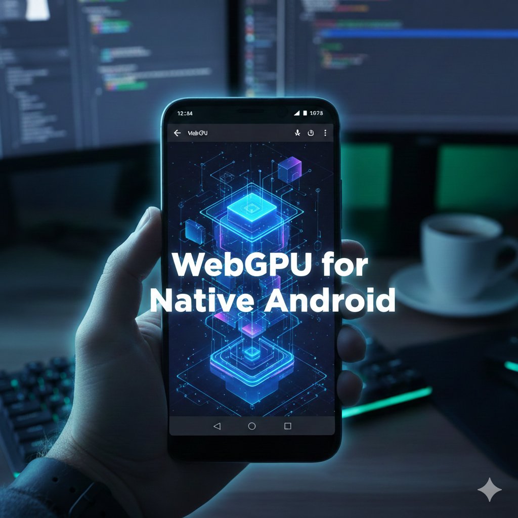 androiddevapps's tweet card. WebGPU is the next-generation graphics API that brings modern GPU capabilities to the web and native applications. While it’s primarily…