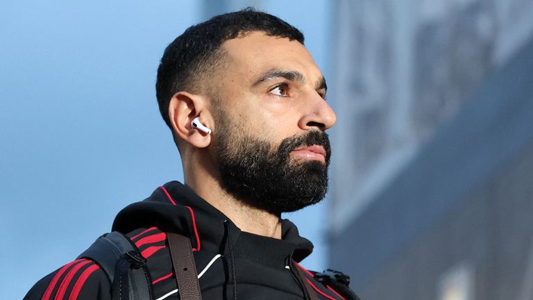 SkyNews's tweet card. The Liverpool star says he has invited his family to come and watch the Brighton match next Saturday, in case it's his last for the club.