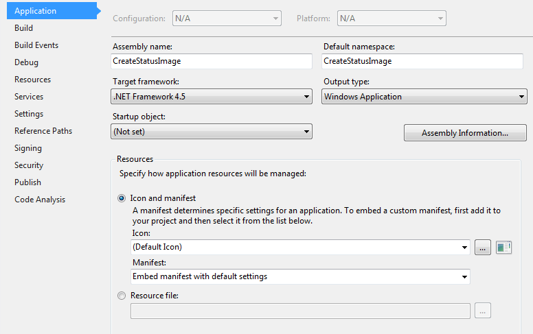 houstoncoder's tweet card. If you want a console application to run without any visible interface, there is a simple way to accomplish this.  Change the “Output type” of the Application properties from Console Ap…