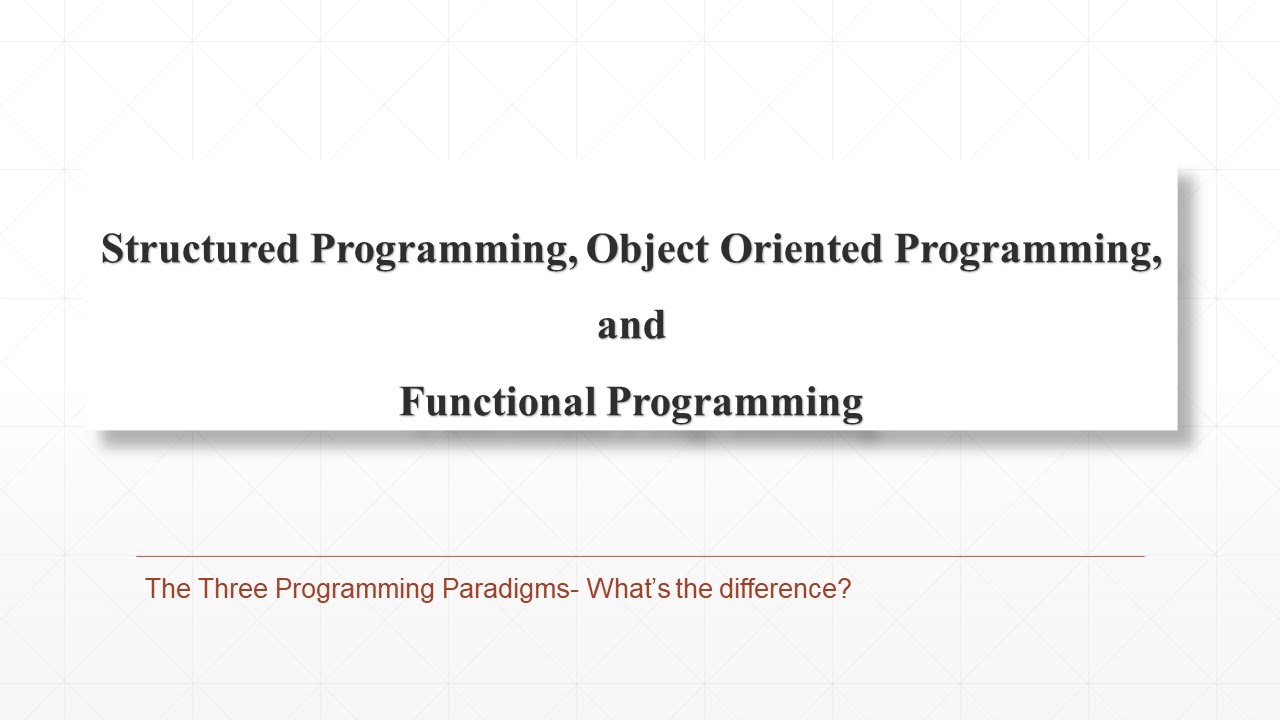 VgVgaurav's tweet card. Structured Programming, Object Oriented Programming, and Functional...