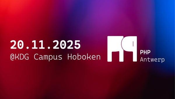 phpantwerp's tweet card. 📣 Our fantastic speakers for this month: * **Brent Roose** * **Elian Van Cutsem** 📍 Location: KDG Campus Hoboken - Salesianenlaan 90, 2660 Antwerpen **SCHEDULE** 19:00