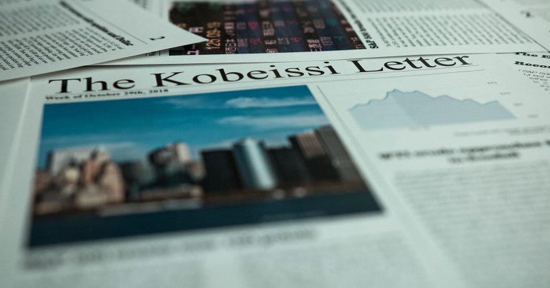 📉KOBEISSI: "Pubblicazione dei dati economici post chiusura del governo: iscriviti per scoprire le nostre analisi settimanali"