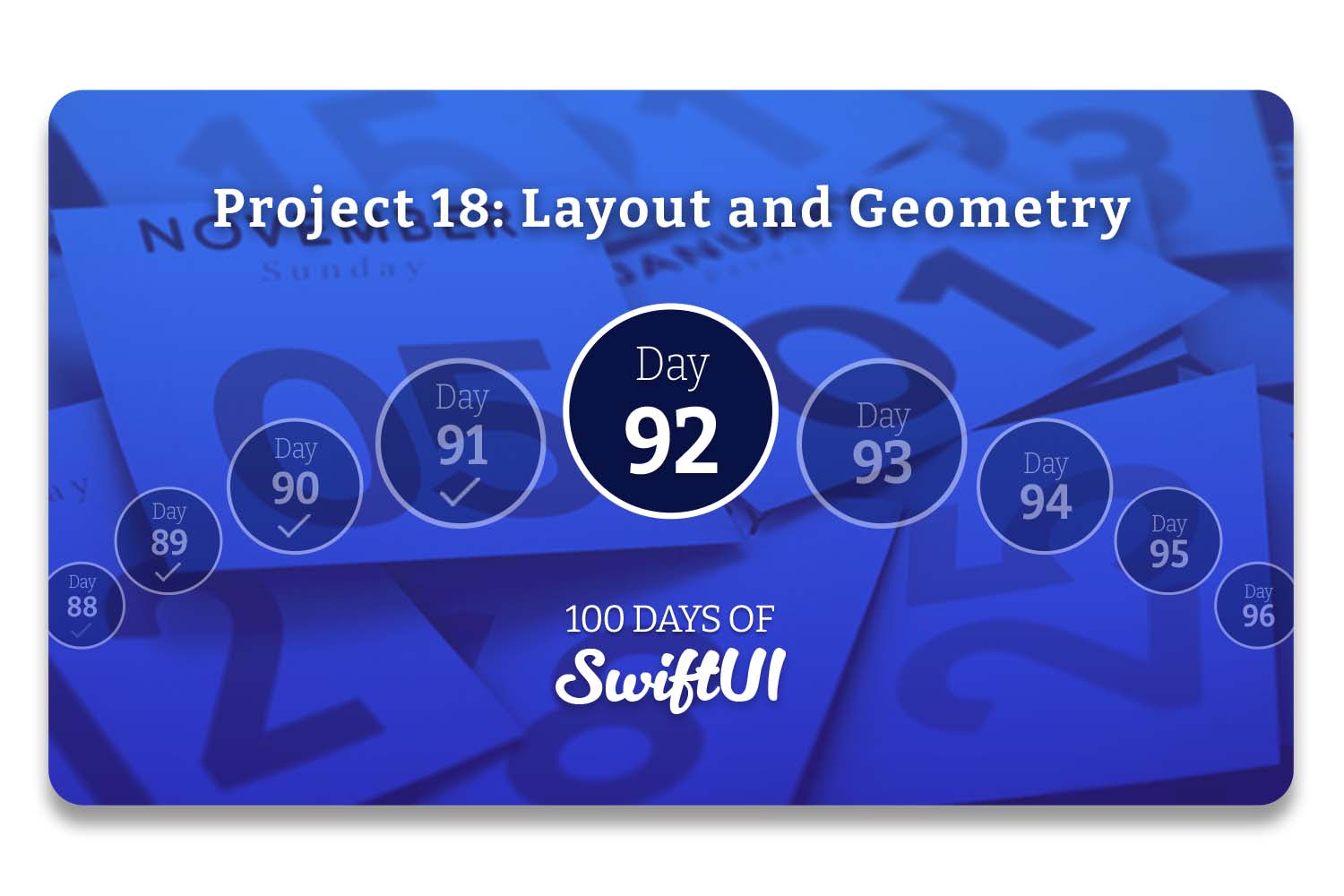 adrenalineajit's tweet card. Follow the 100 Days of SwiftUI and learn to build apps for free.