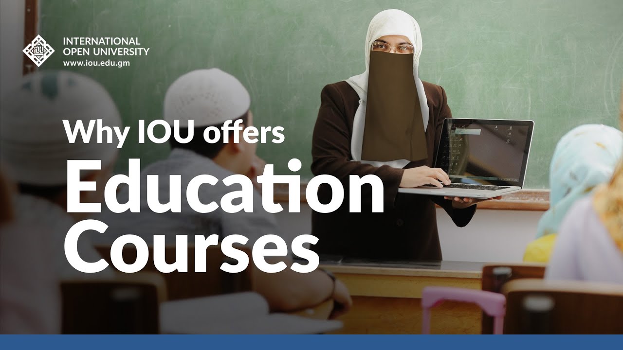 DrBilalPhilips's tweet card. Why IOU offers Education Courses