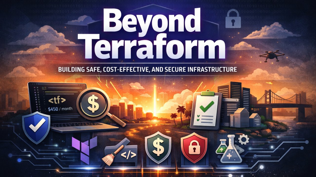 bianchiondbs's tweet card. Terraform is an excellent tool for defining infrastructure as code, but treating it as a standalone solution is one of the most common mistakes I see in real-world environments. Most infrastructure...