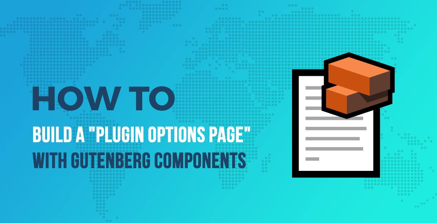 bsn_development's tweet card. In this article, we discuss how to build a "plugin options page" with components from Gutenberg that looks great and takes minimum effort.
