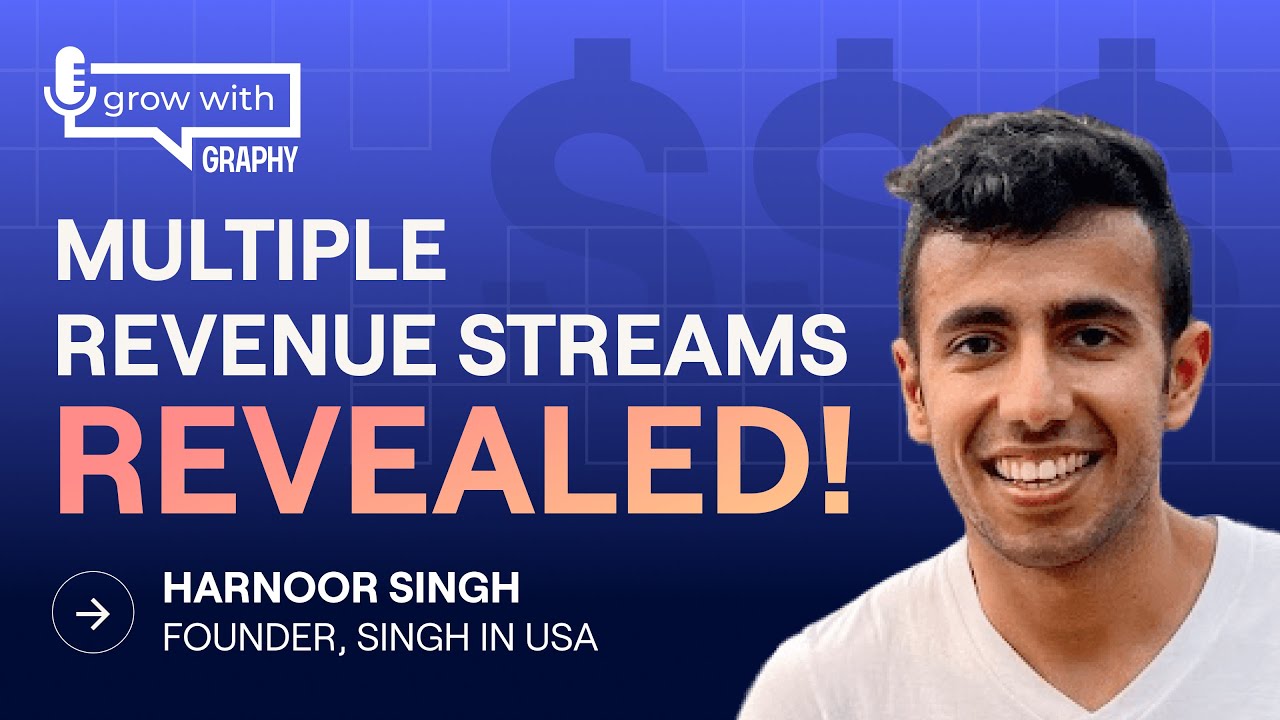 graphyapp's tweet card. How much do YouTubers make? ft. @SinghinUSA | Grow with Graphy - EP4
