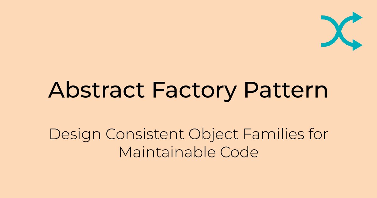 shift_elevate's tweet card. Master the Abstract Factory design pattern in Java with step-by-step implementation, industry applications like GUI toolkits & database drivers, and practical code for building consistent, scalable...