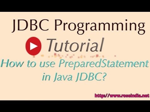 RoseIndiaNet's tweet card. How to use PreparedStatement in Java JDBC?