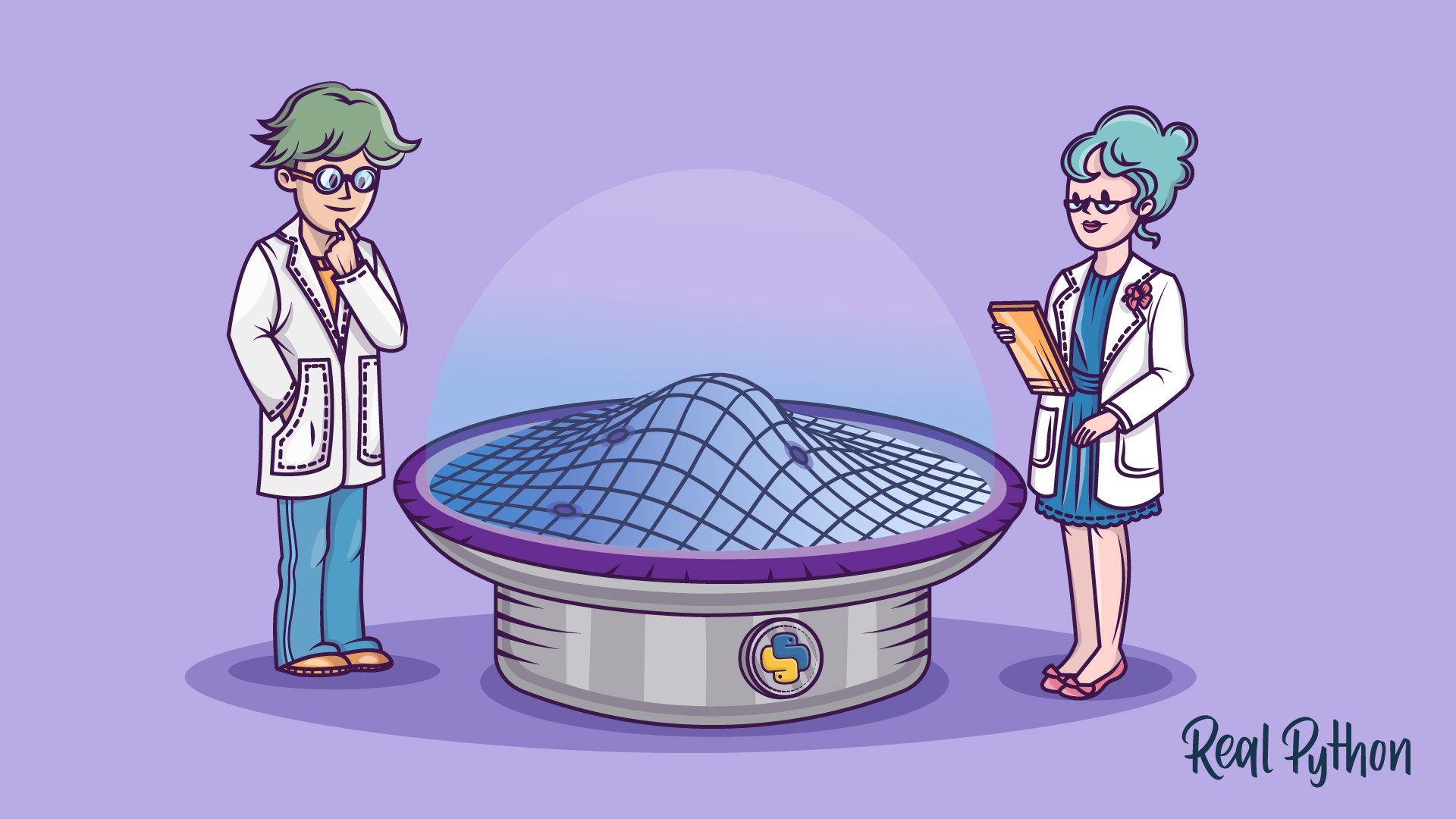 mathwithpython's tweet card. This article is a beginner-to-intermediate-level walkthrough on Python and matplotlib that mixes theory with example.