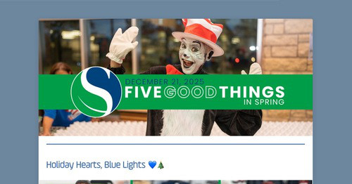 SpringISD's tweet card. Five Good Things in Spring