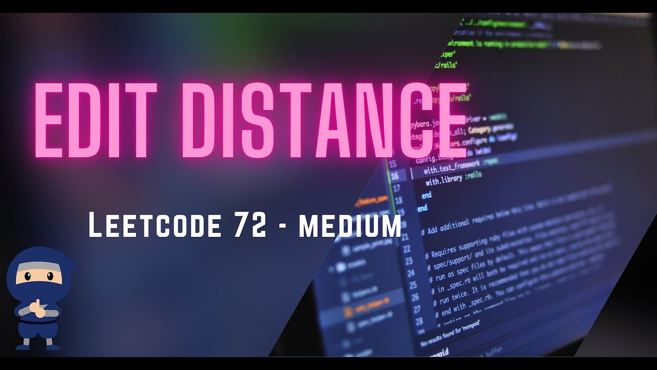 CodingNinjaAZ's tweet card. Edit Distance - LeetCode 72: Insert, Delete, or Replace?