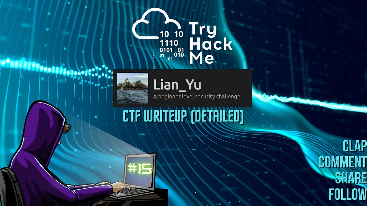 _hassansheikh's tweet card. Welcome folks!! We are going to do Lian_Yu CTF on TryHackMe. It is a beginner level security CTF room and it is Arrowverse-themed CTF…