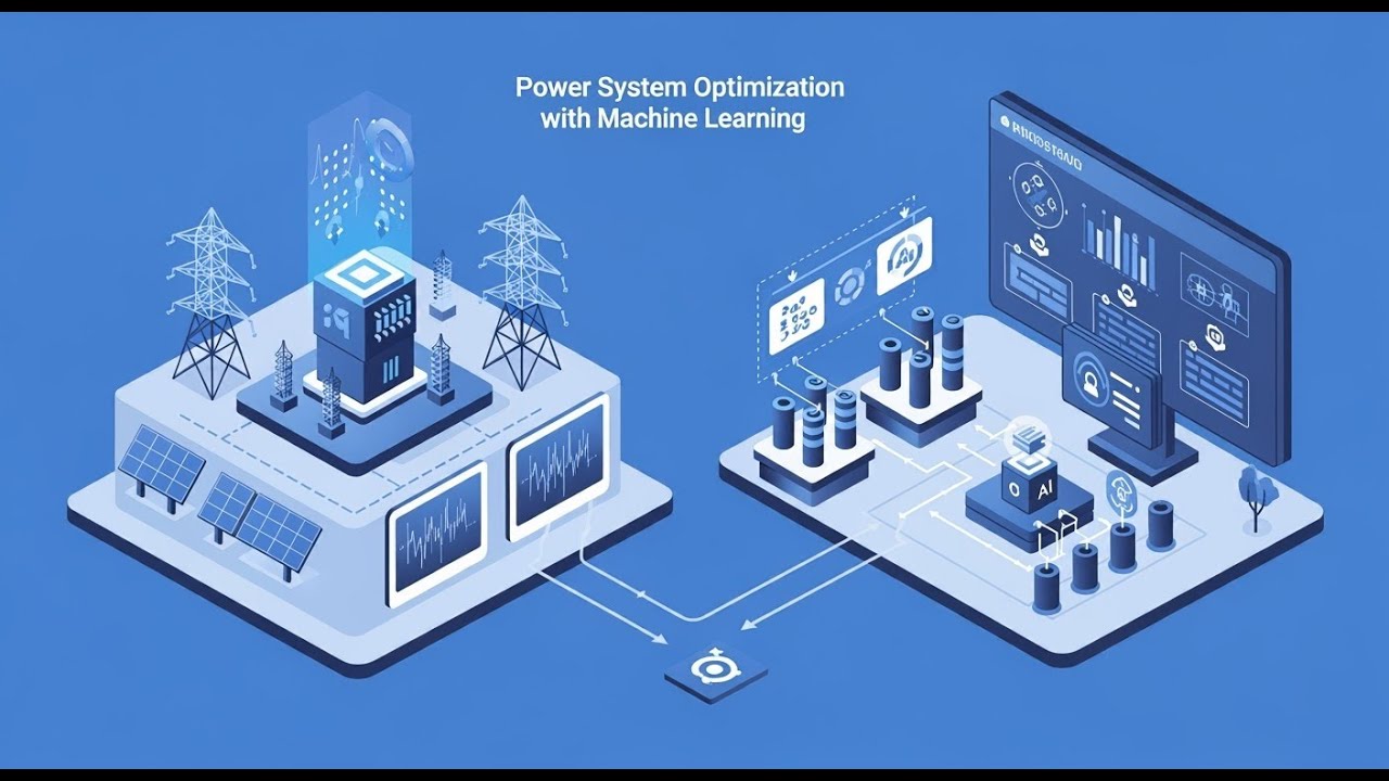 EEBootcamp's tweet card. Power System Optimization with Machine Learning