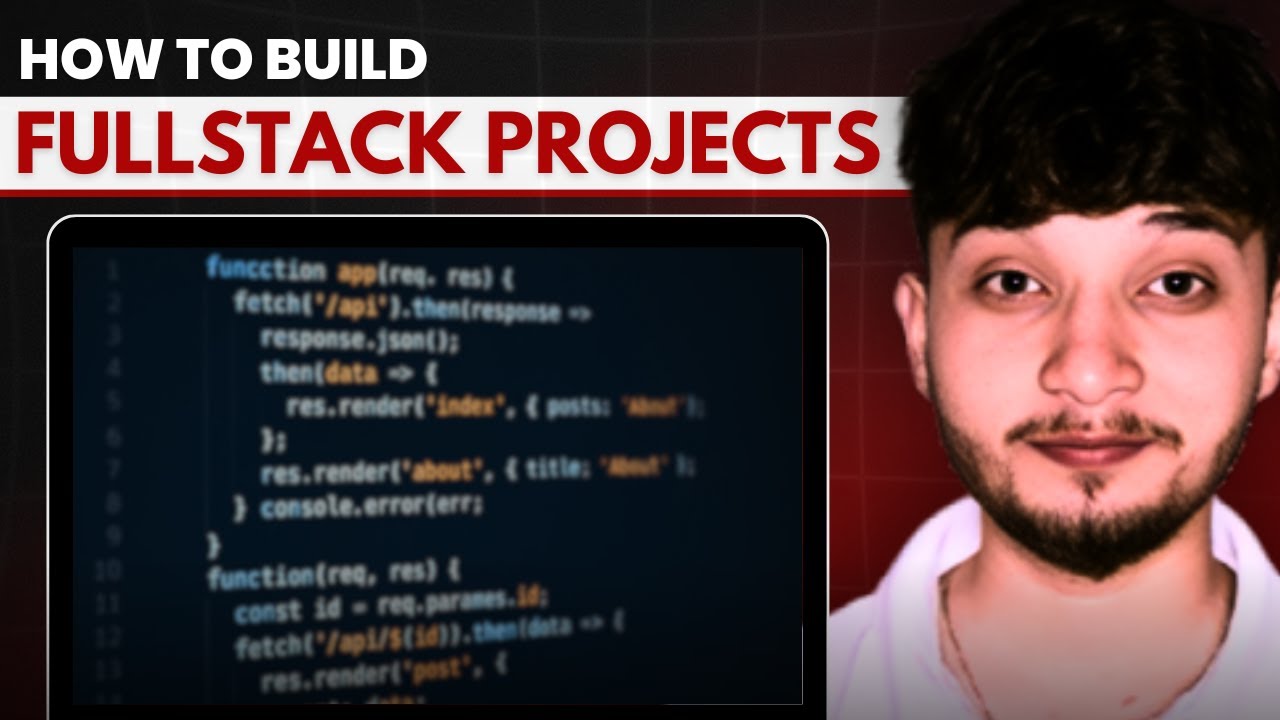 CodingMaster6's tweet card. Build an Industry-Level FullStack Project from Scratch | Complete...