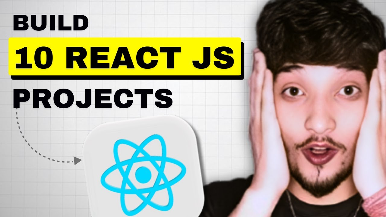 CodingMaster6's tweet card. Master React JS by Building 10 React JS Projects for Beginners