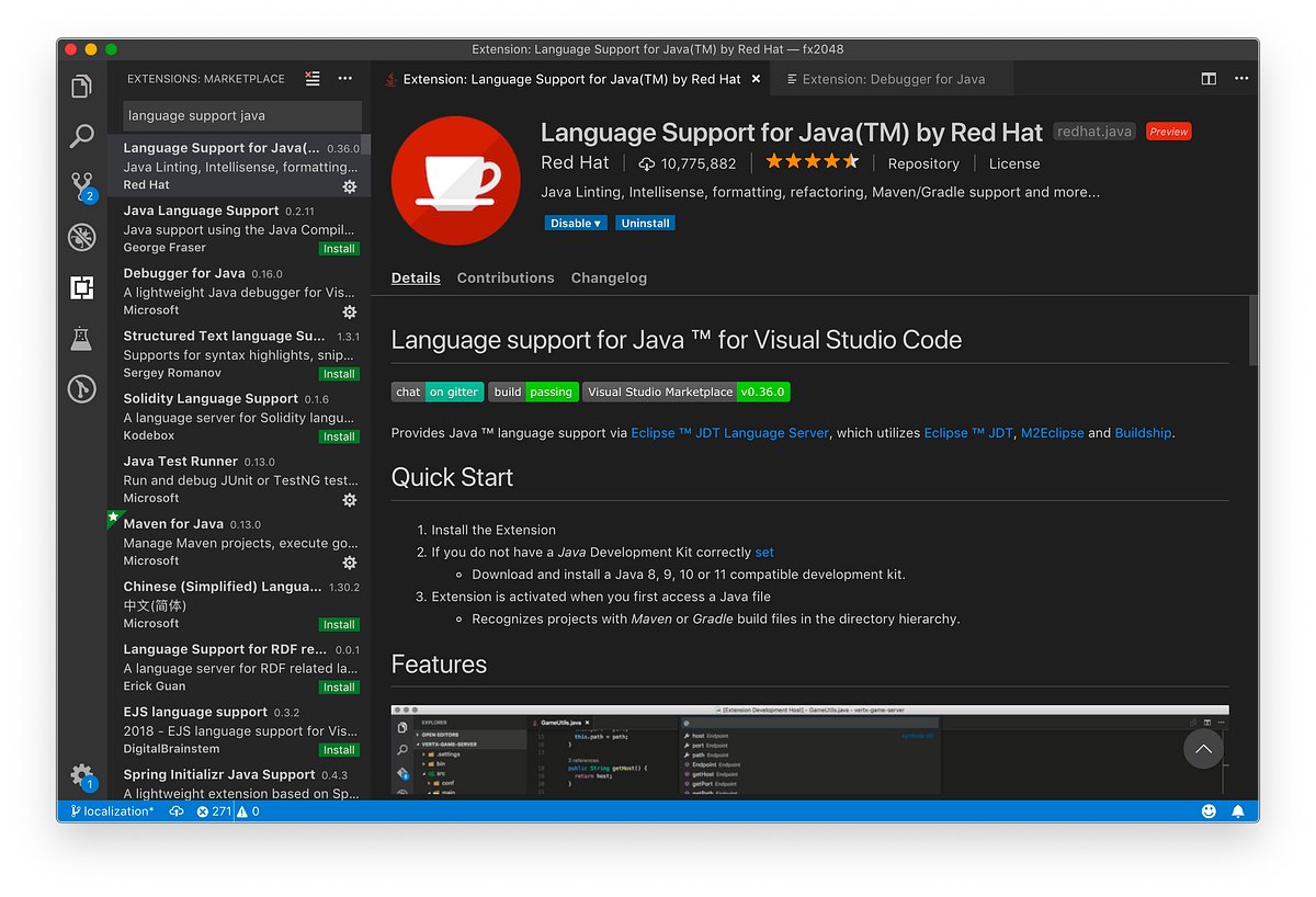 gojava_dev's tweet card. A list of must-have VS Code extensions for Java