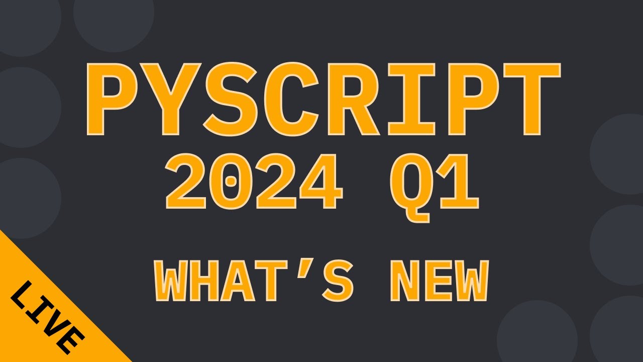 JeffersGlass's tweet card. What's New in PyScript in 2024 Q1