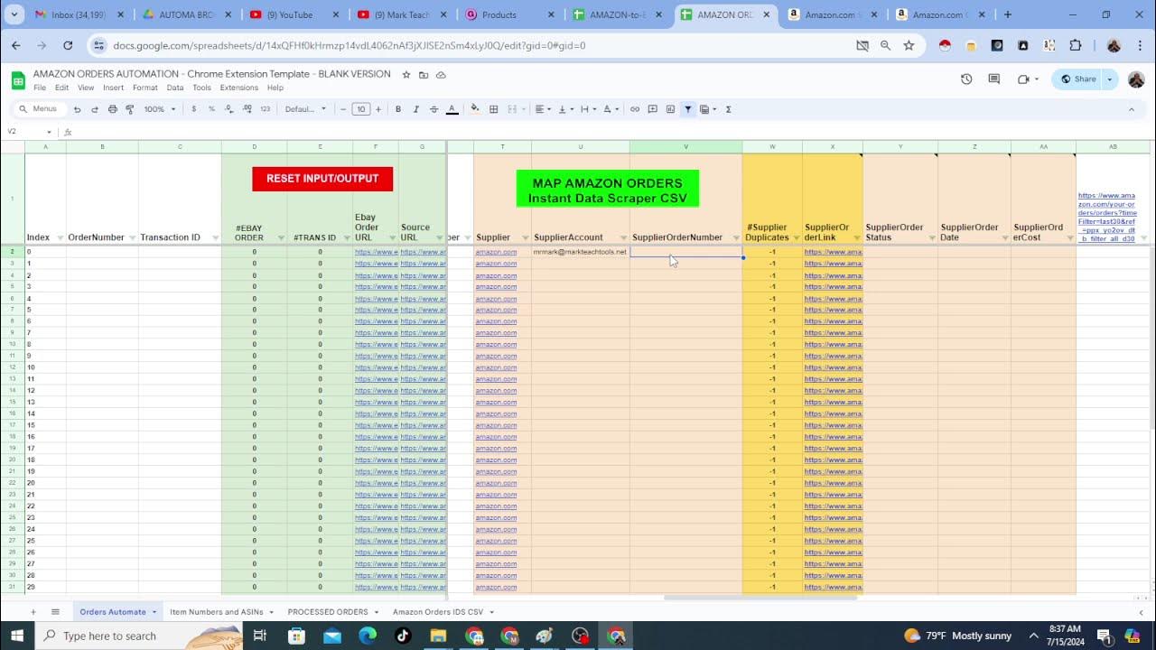 MarkTeach197376's tweet card. Automate Amazon to eBay Dropshipping Purchase Orders