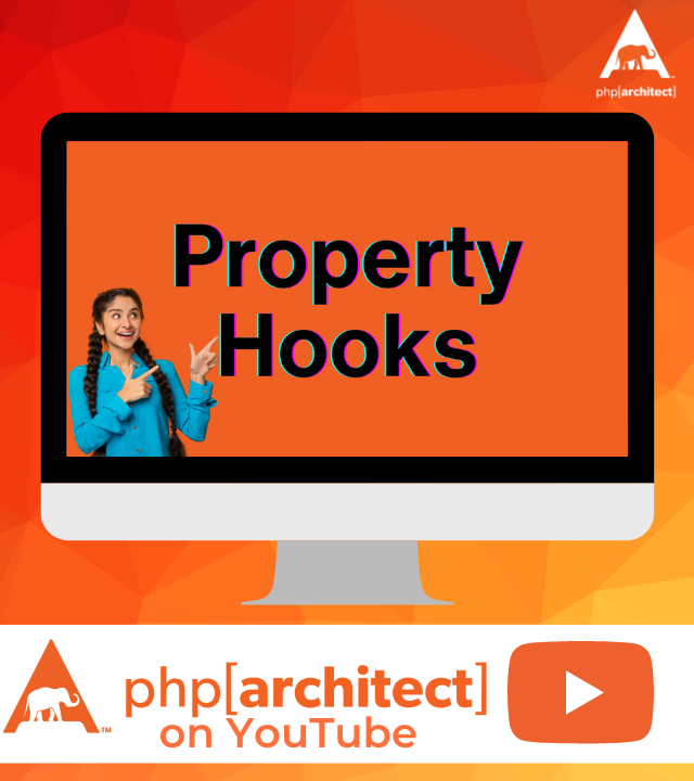 phparch's tweet card. One of the most widely discussed features coming to PHP 8.4 is Property Hooks. Property hooks allow us to add behavior that is specific to a single property while allowing that behavior to not...