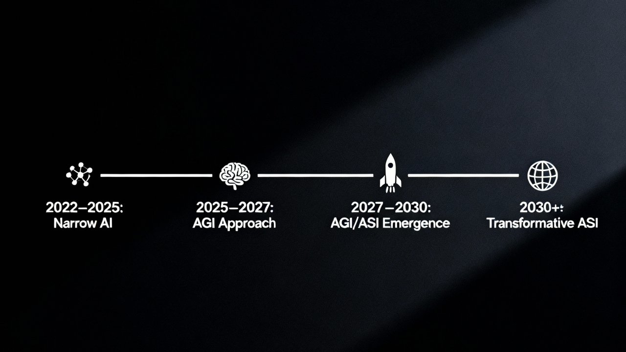 NeuralcoderAi's tweet card. From GPT to AGI to ASI - The Roadmap, Risks, and Opportunities In 2022, the world witnessed a turning point. GPT models, developed by OpenAI, began demonstrating capabilities that felt almost human.