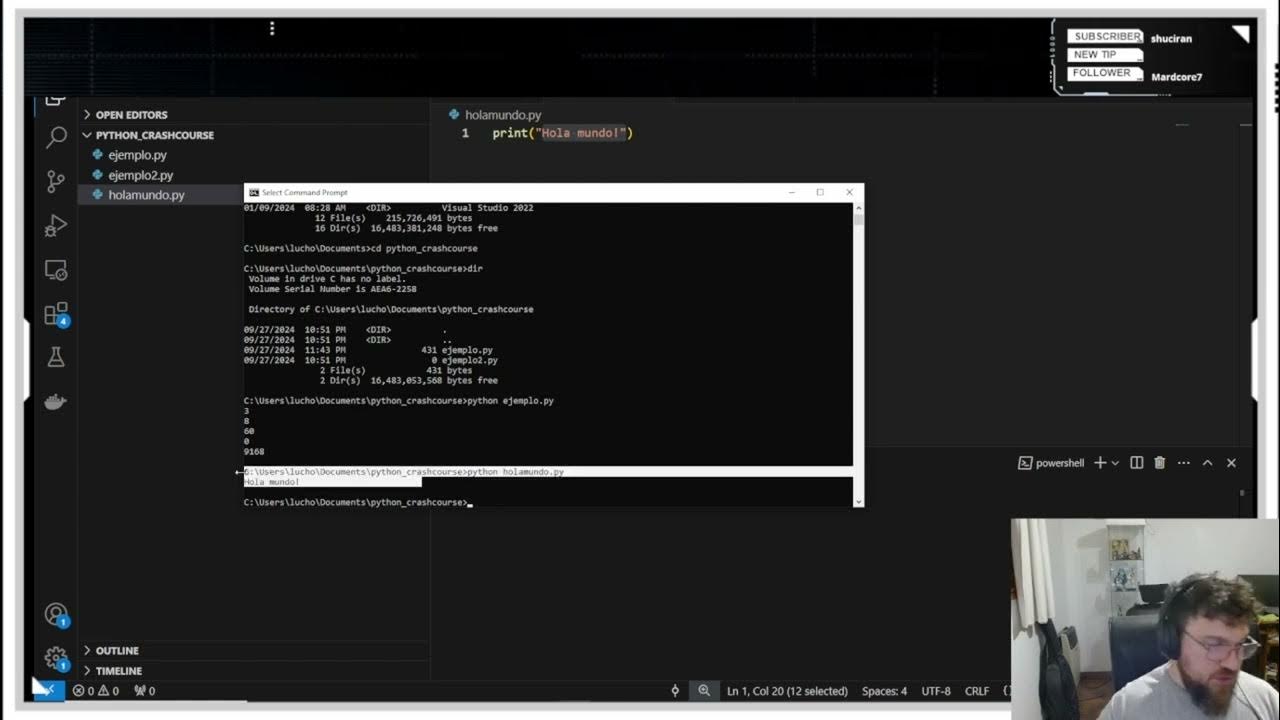 Age_Of_Entropy's tweet card. Python crash course - ep 1