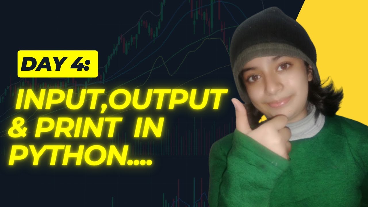 AfiaOld58450's tweet card. Day 4 input,output and print statements in Python with Hala