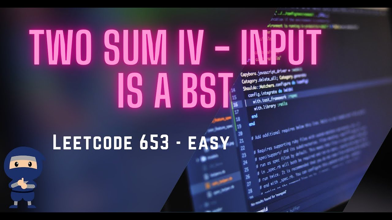 CodingNinjaAZ's tweet card. Two Sum IV - Input is a BST - leetcode 653 | Preorder, Inorder and...