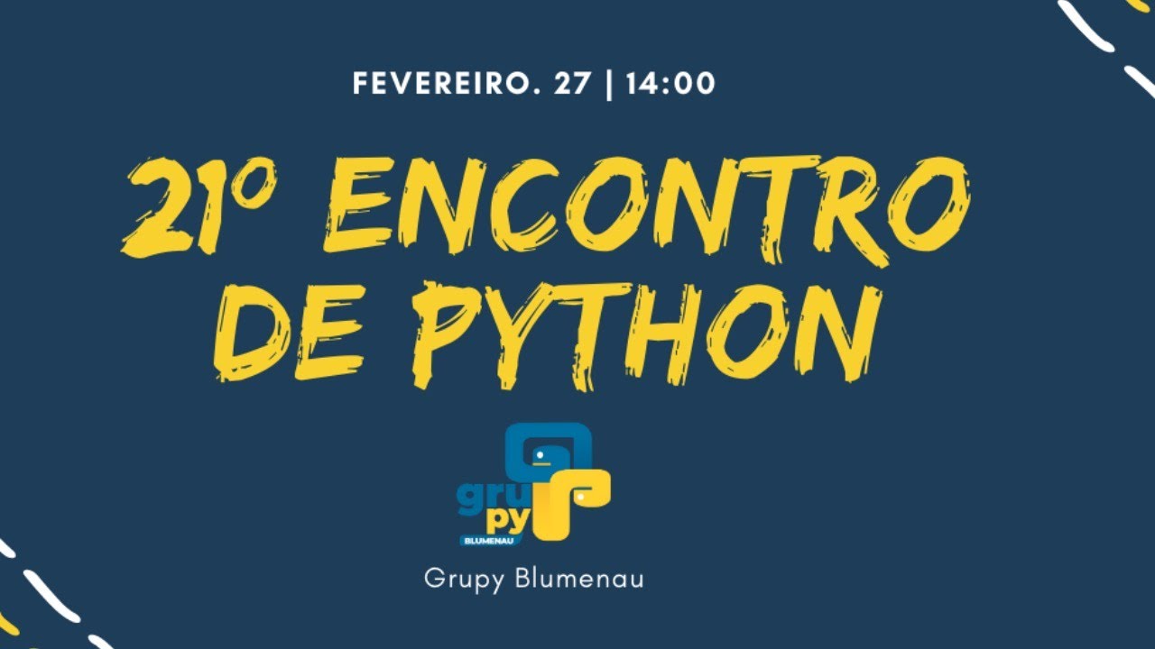 rtancman's tweet card. 21º Encontro do GruPy Blumenau