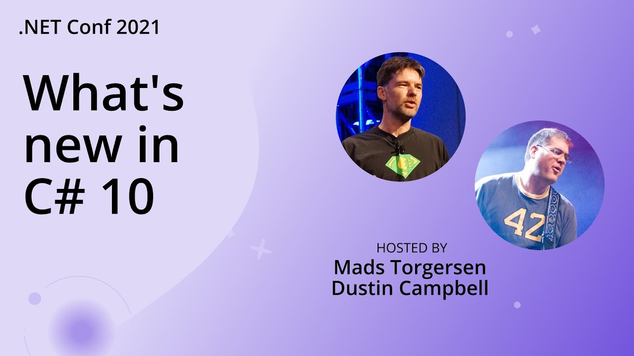 thethirstycoder's tweet card. What's new in C# 10