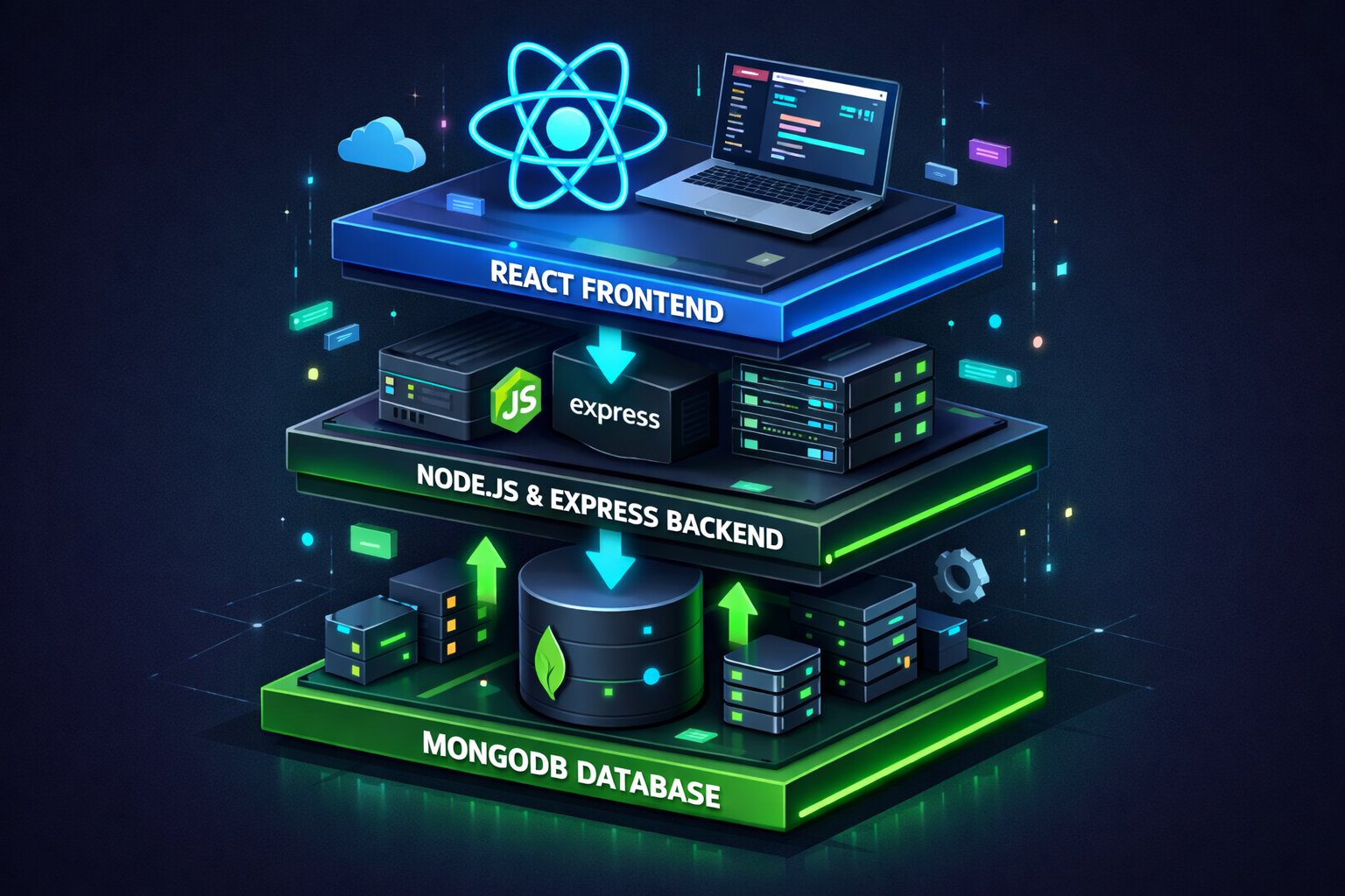 CoreCoder's tweet card. A practical, experience-driven look at the MERN Stack and why companies choose full-stack JavaScript to build fast, scalable modern web applications.