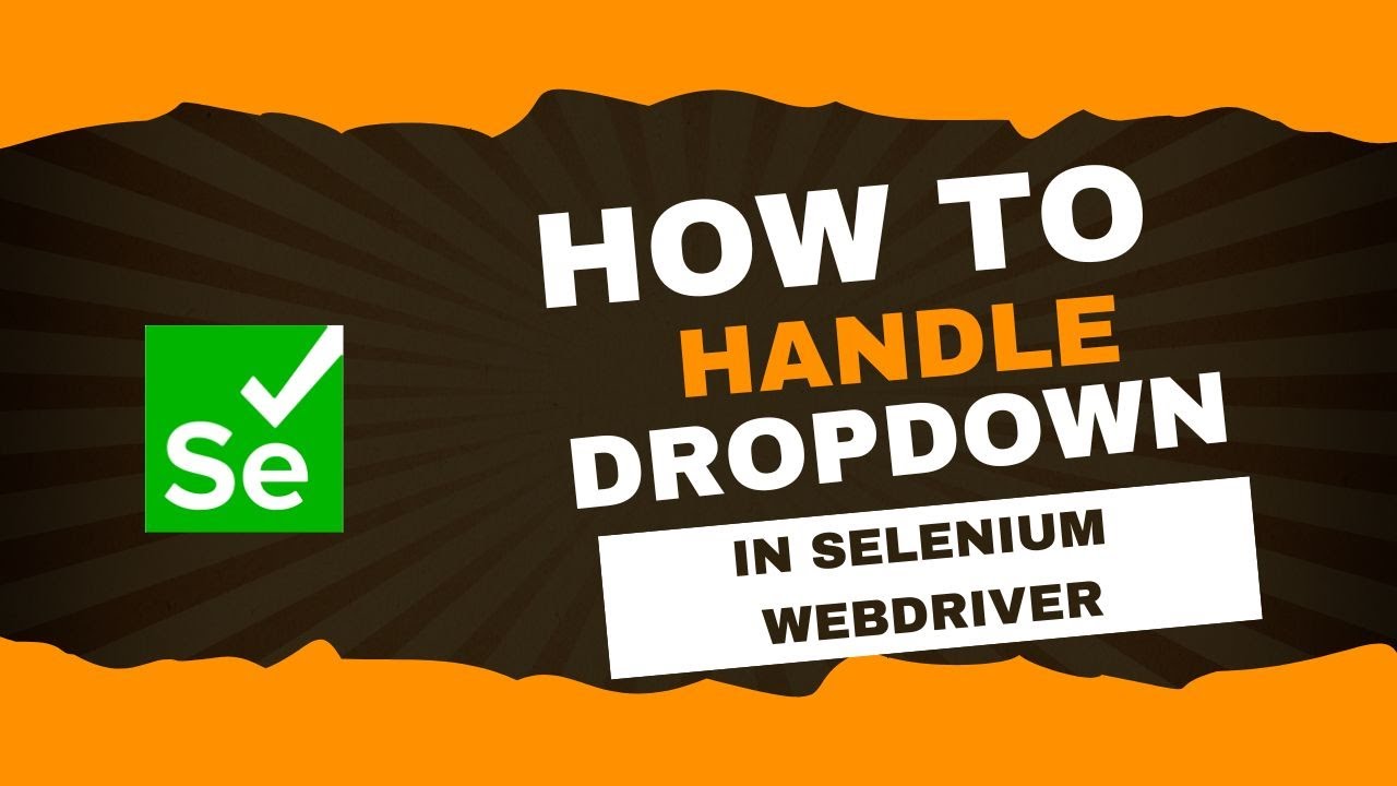 mfaisal_khatri's tweet card. How to handle dropdown in Selenium WebDriver using Java | Selenium...