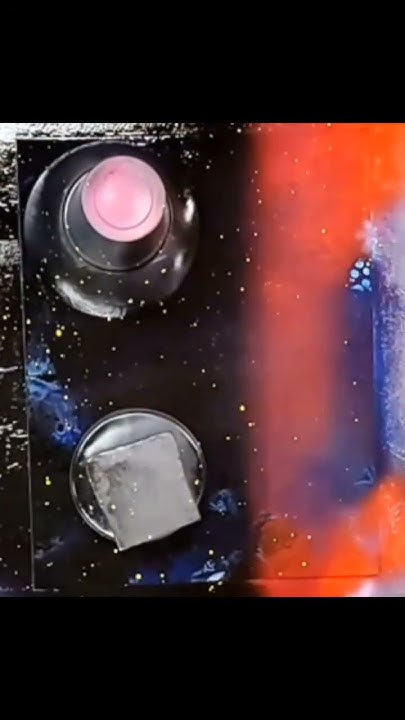 DocslysDesign's tweet card. Spray Paint Art "Path of Red" By Docsly #spraypaintart #vibrantcolors...