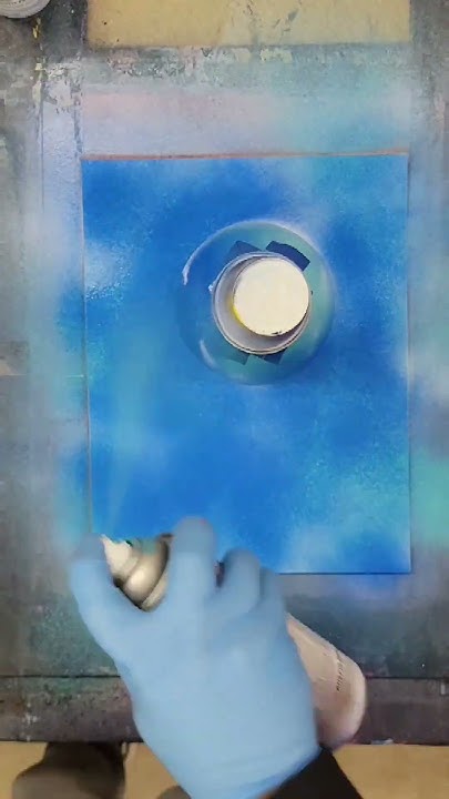 DocslysDesign's tweet card. Photography to Spray Paint Art: Daylight Moon