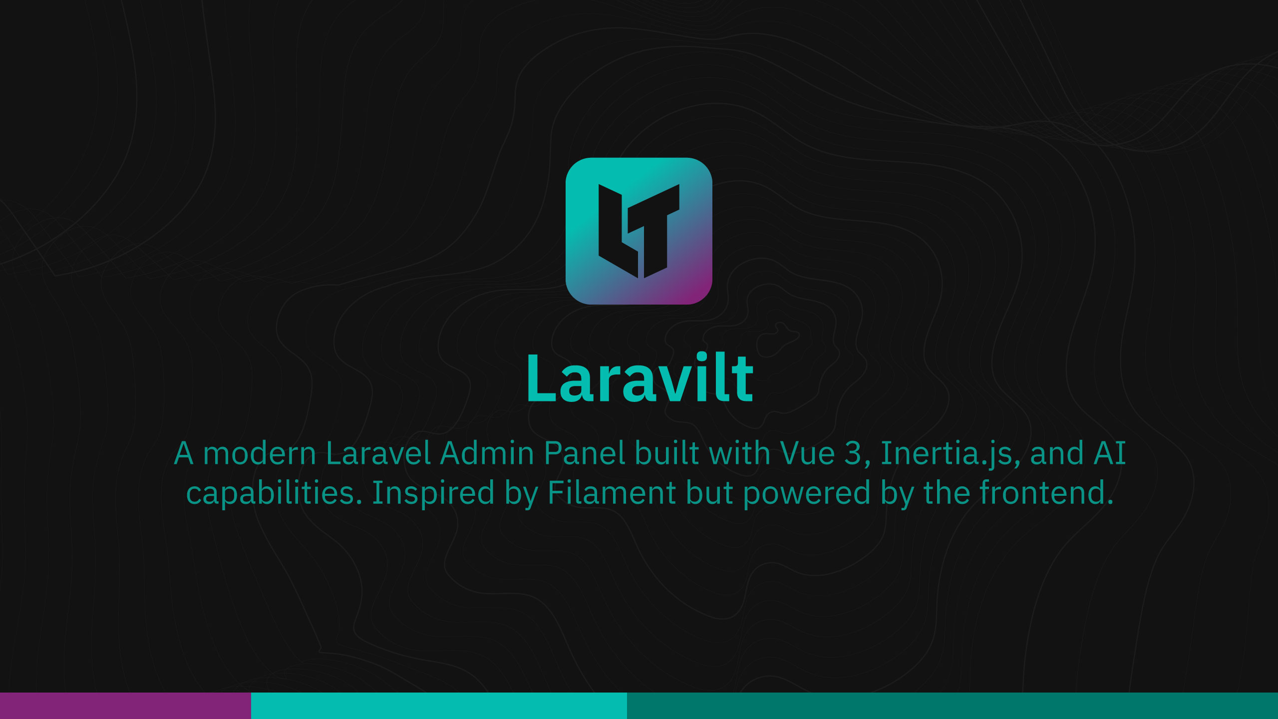 LaravelLinks's tweet card. A modern Laravel Admin Panel built with Vue 3, Inertia.js, and AI capabilities. Inspired by Filament but powered by the frontend. - laravilt/laravilt