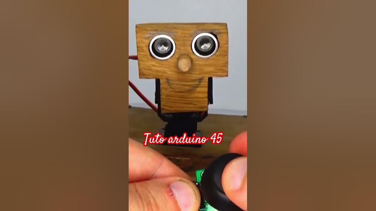 Lasdi_yes's tweet card. tourelle pan tilt commandée par un joystick et Arduino. tuto arduino...