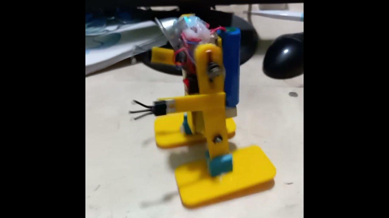 SyeedTuaha's tweet card. Simple biped walking robot #automobile #arduinorobot #robot