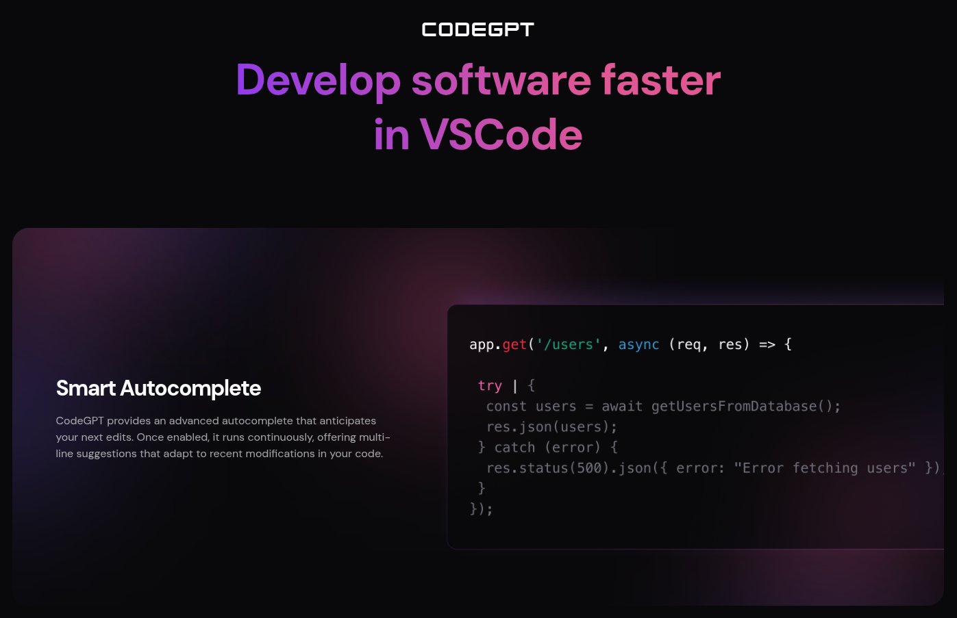 codegptAI's tweet card. AI coding with your own API key. Full AI access. Any model. No limits. No surprises.